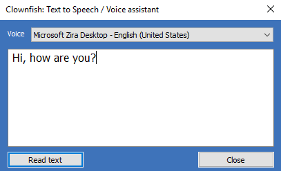 Voice Assistant TTS